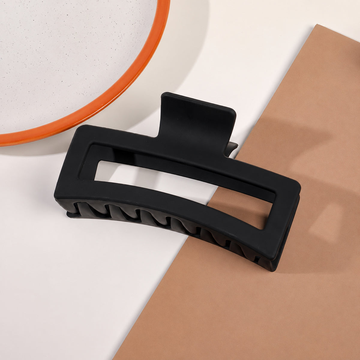 Matte Square Hair Claw Clip